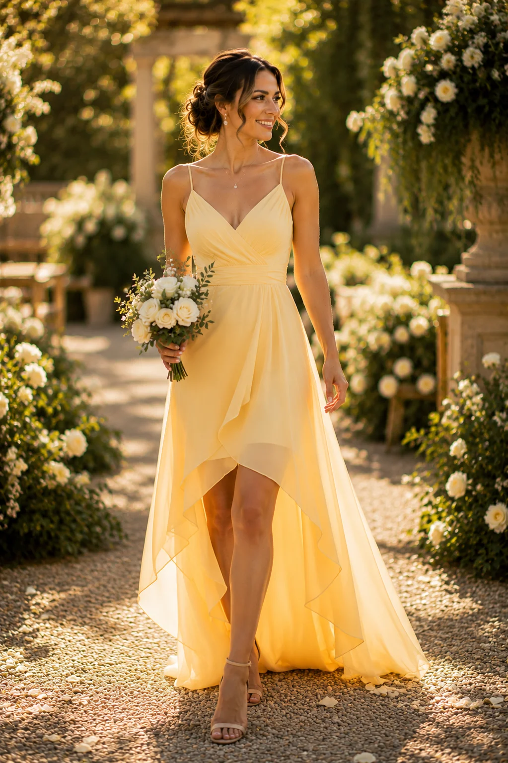 shoes for yellow bridesmaid dresses Buttercup Yellow Bridesmaid Inspiration