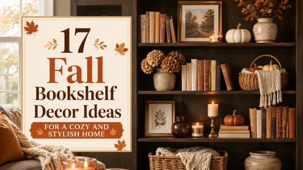 17 Fall Bookshelf Decor Ideas for a Cozy and Stylish Home