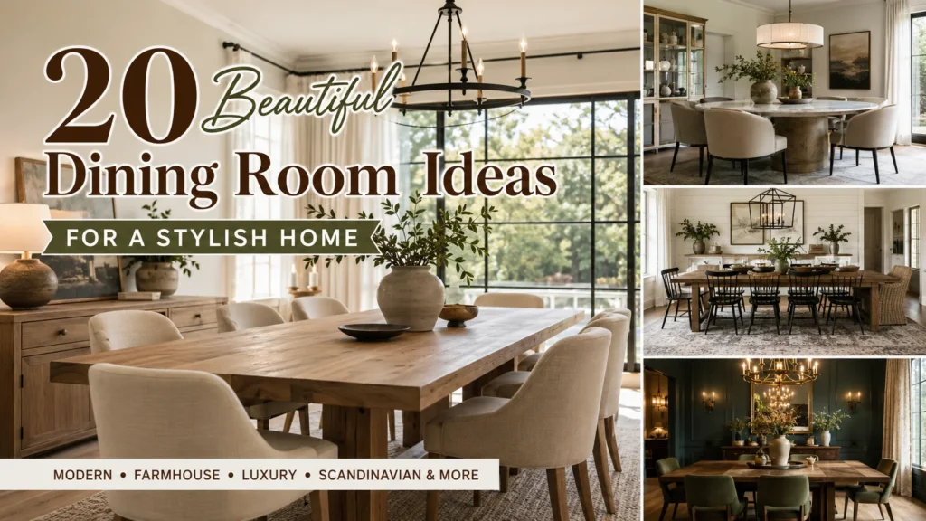 20 Beautiful Dining Room Ideas for a Stylish Home