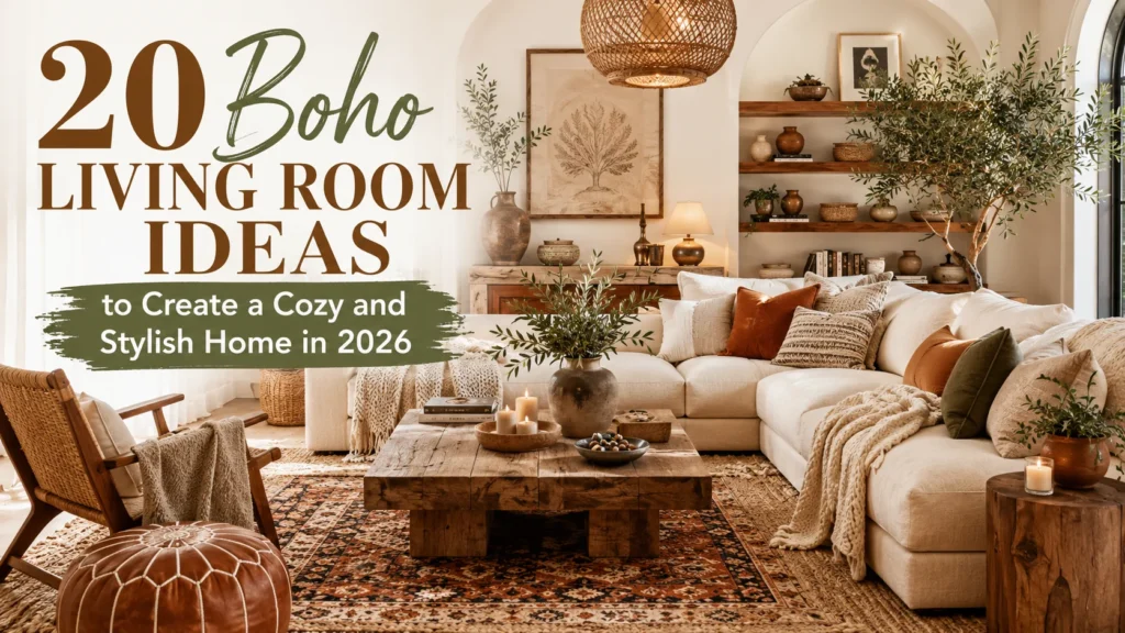 20 Boho Living Room Ideas to Create a Cozy and Stylish Home in 2026