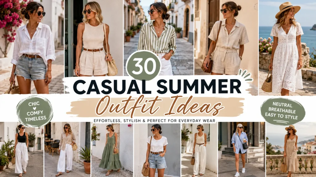 30 Casual Summer Outfits You Need to Try in 2026